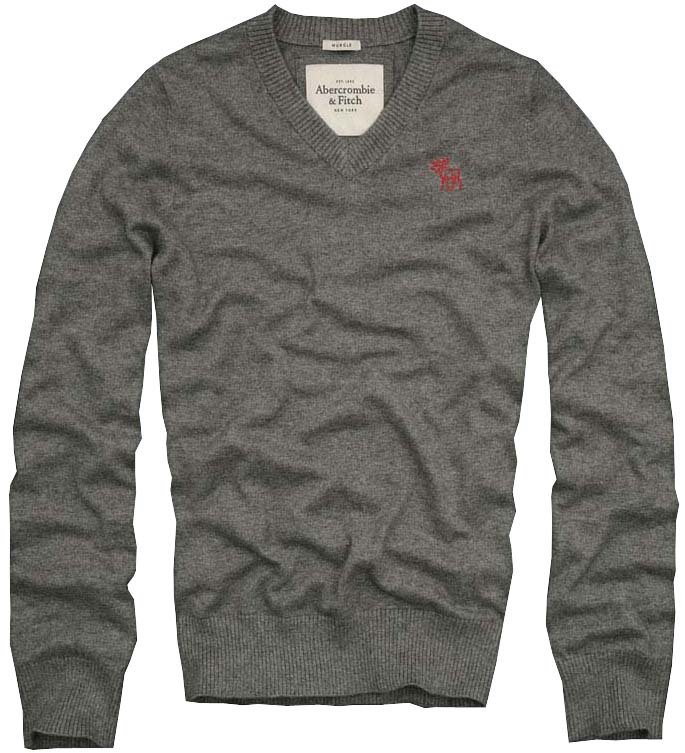 Abercrombie Fitch Hombres cuello en V Jersey AF6293